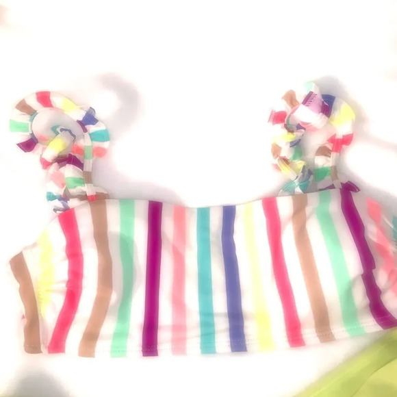 NoBo Neon Stripe Juniors Bikini‎ - Picture 2 of 11